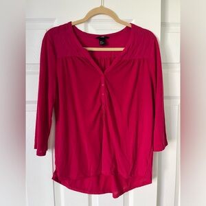 Dark Red Blouse from Paris